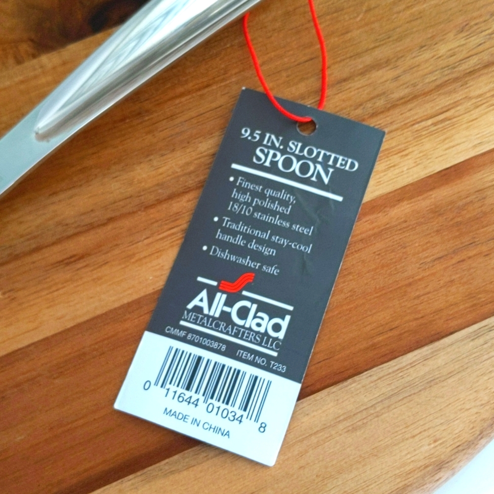 All-clad 🔥NWT🔥 slotted serving spoons ❤️ NEVER USED! Still has tags! A+ - Picture 3 of 8